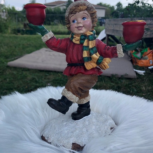 Winter Holiday tape candle holder - Picture 4 of 12